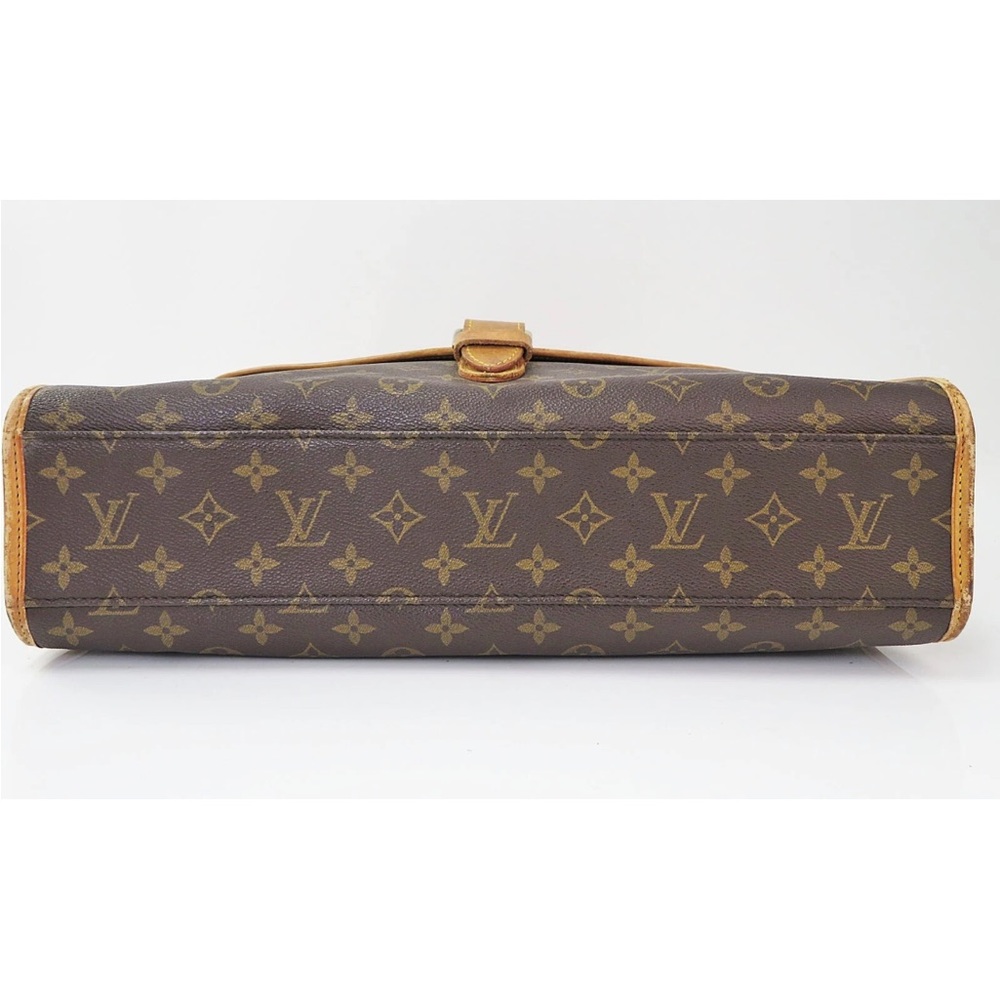 Louis Vuitton Monogram Tan and Brown Briefcase - Picture 7 of 16